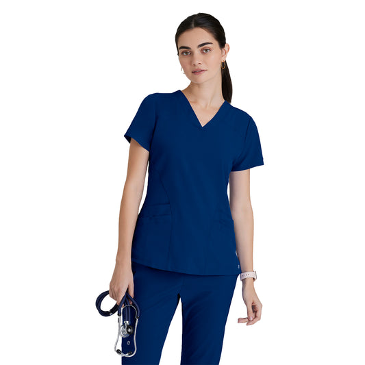 Women's Pulse V-Neck Scrub Top (5106)