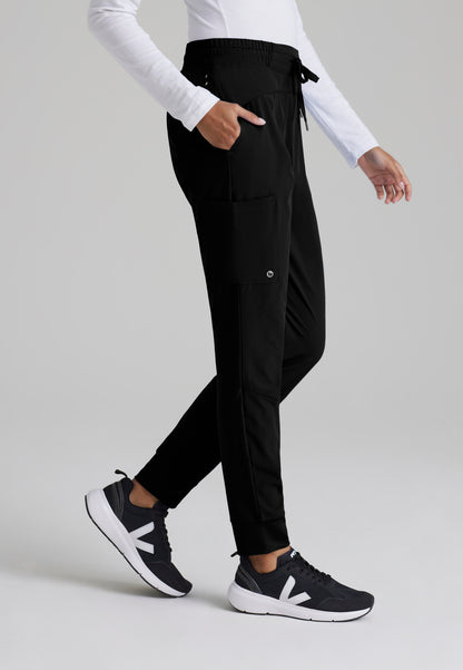 Women's Boost 3-Pocket Mid-Rise Lightweight Scrub Jogger (BOP513)
