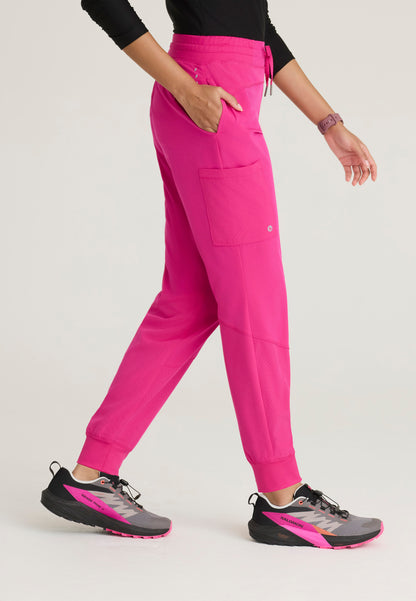 Women's Boost 3-Pocket Mid-Rise Lightweight Scrub Jogger (BOP513)
