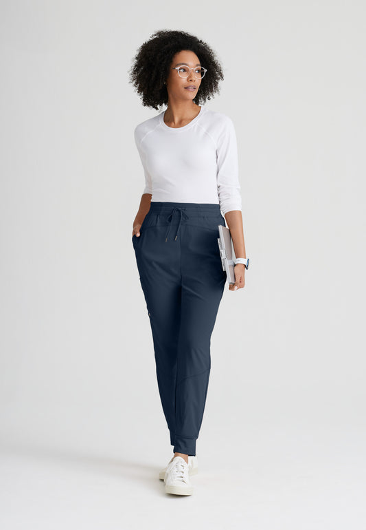 Women's Boost 3-Pocket Mid-Rise Lightweight Scrub Jogger (BOP513)