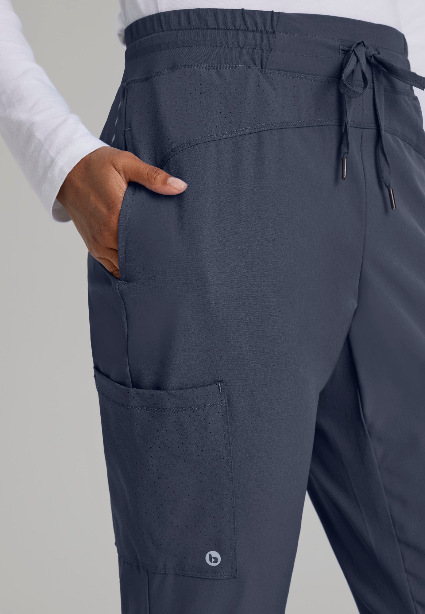 Women's Boost 3-Pocket Mid-Rise Lightweight Scrub Jogger (BOP513)