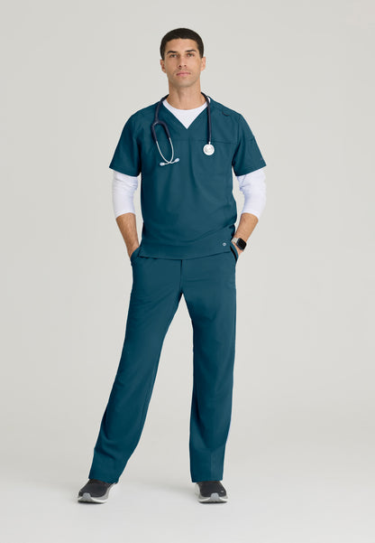 Men's Velocity 2 Pocket Ribbed V-neck Top (BOT195)