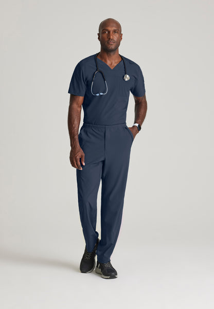 Men's Velocity 2 Pocket Ribbed V-neck Top (BOT195)