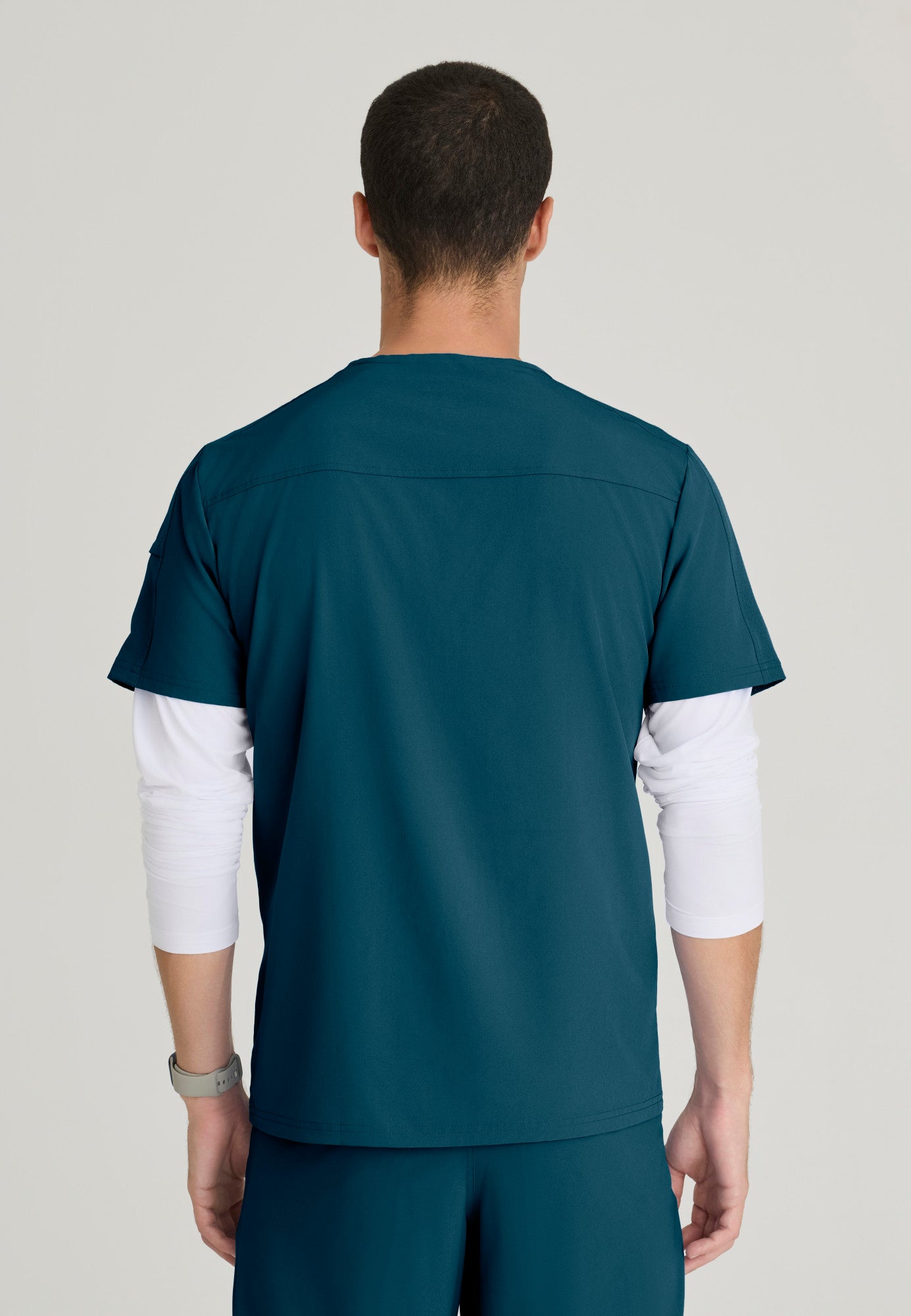 Men's Velocity 2 Pocket Ribbed V-neck Top (BOT195)