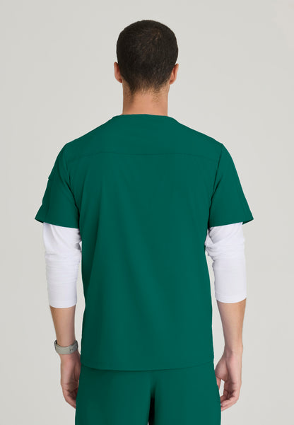 Men's Velocity 2 Pocket Ribbed V-neck Top (BOT195)