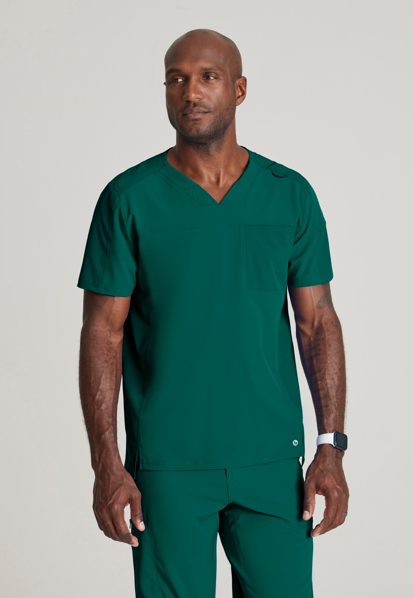 Men's Velocity 2 Pocket Ribbed V-neck Top (BOT195)