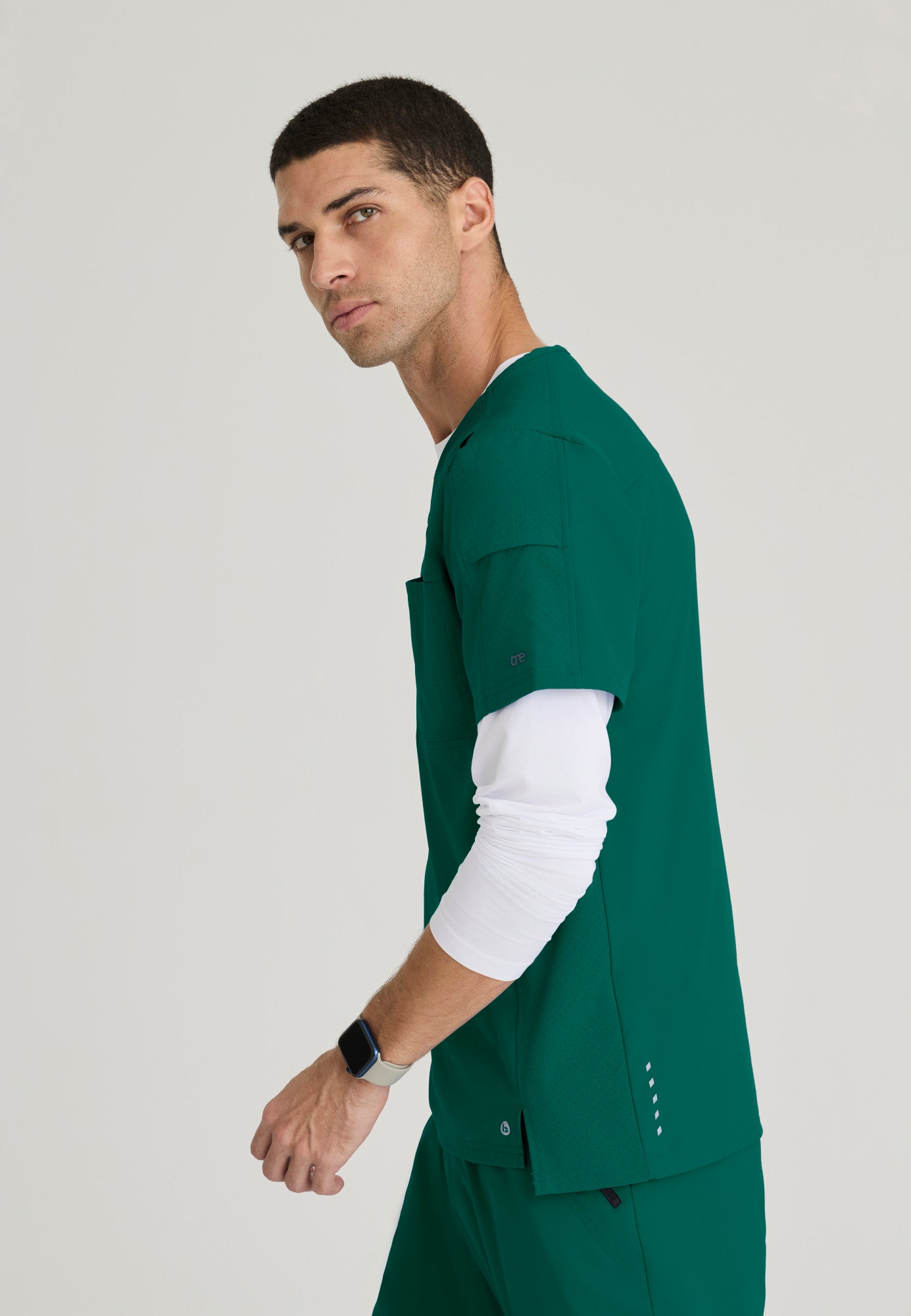 Men's Velocity 2 Pocket Ribbed V-neck Top (BOT195)