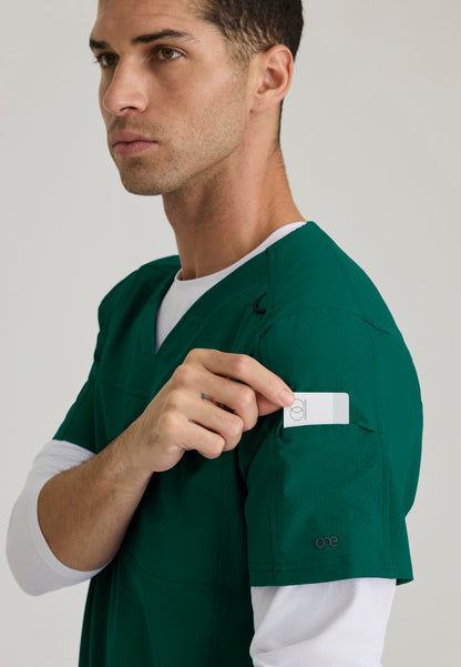 Men's Velocity 2 Pocket Ribbed V-neck Top (BOT195)