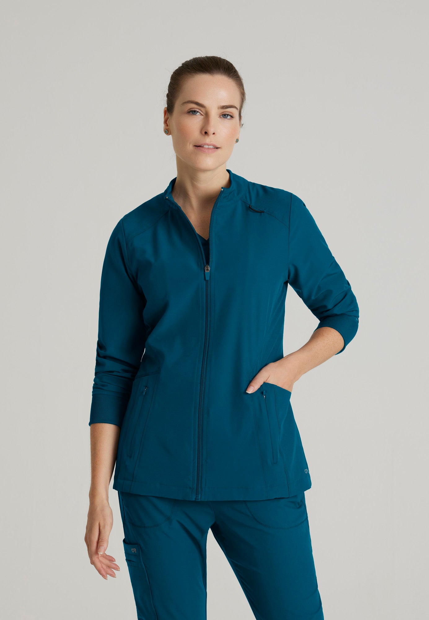 Women's Venture 4 Pocket Zip Up Warm-Up (BOW894)