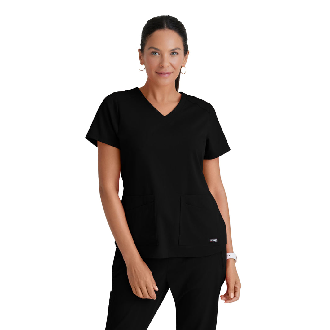 Women's Emma 4-Pocket V-Neck Top (GRST011)