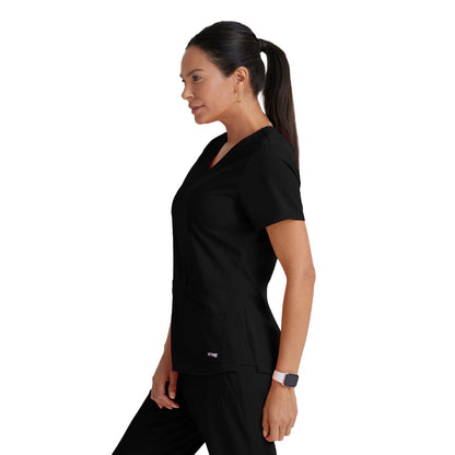 Women's Emma 4-Pocket V-Neck Top (GRST011)