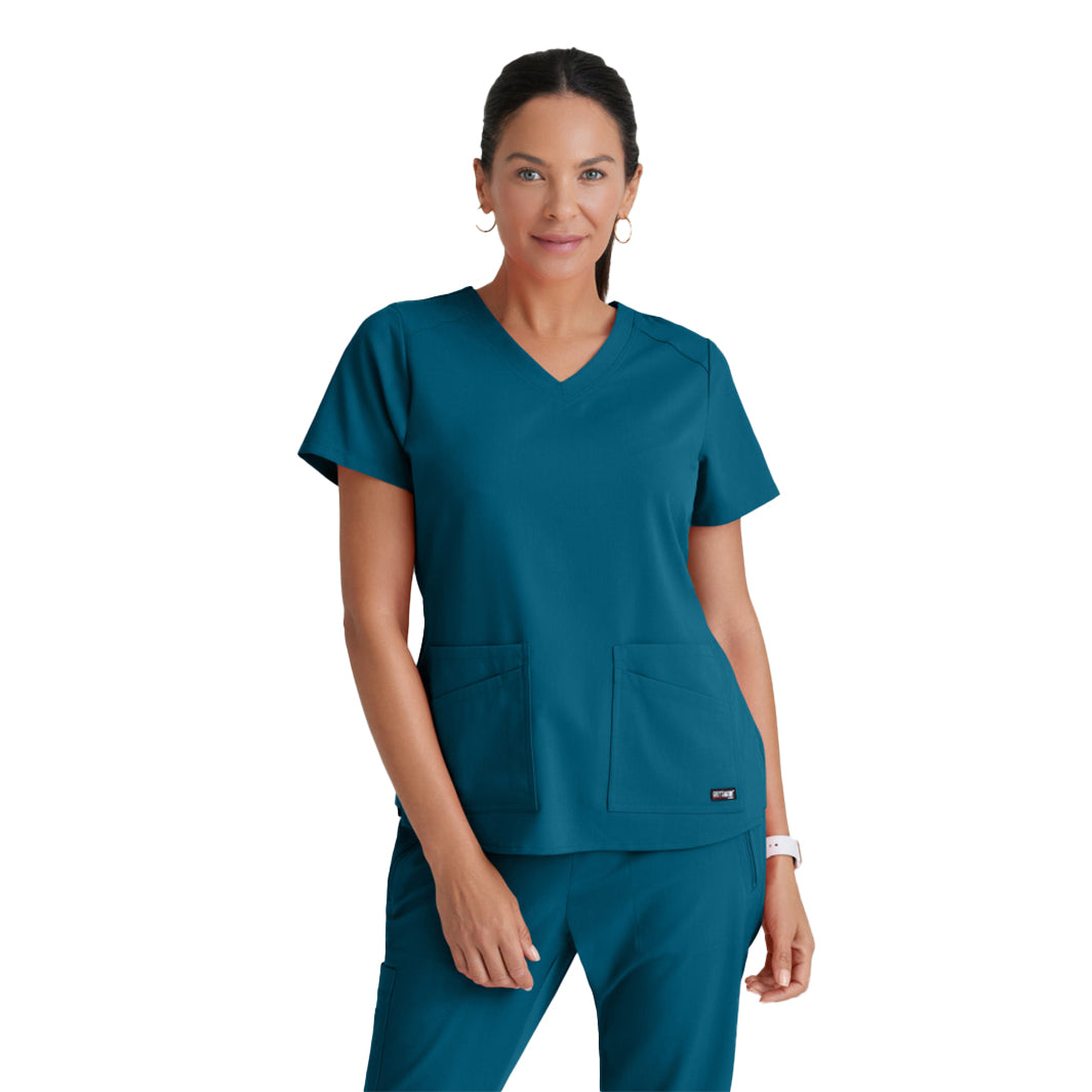 Women's Emma 4-Pocket V-Neck Top (GRST011)