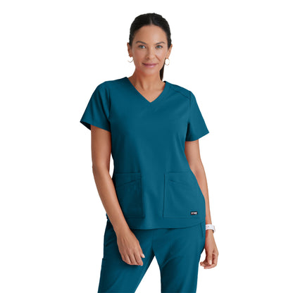 Women's Emma 4-Pocket V-Neck Top (GRST011)