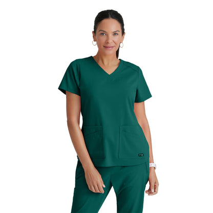 Women's Emma 4-Pocket V-Neck Top (GRST011)