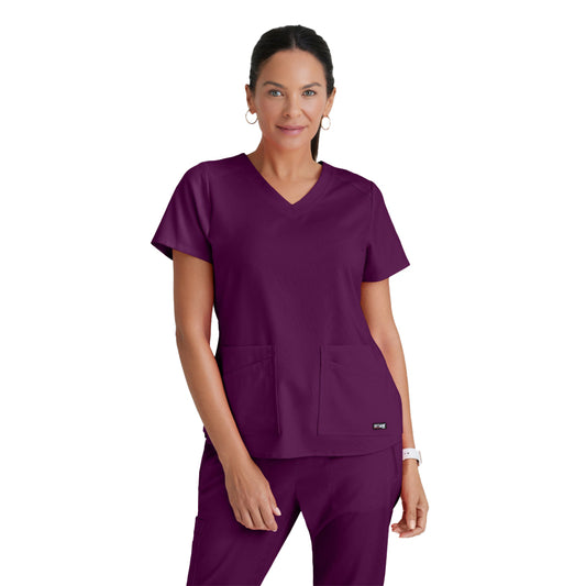 Women's Emma 4-Pocket V-Neck Top (GRST011)
