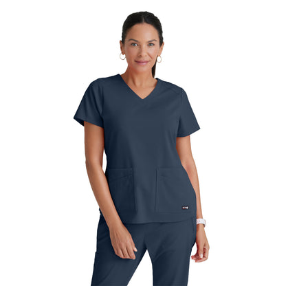 Women's Emma 4-Pocket V-Neck Top (GRST011)