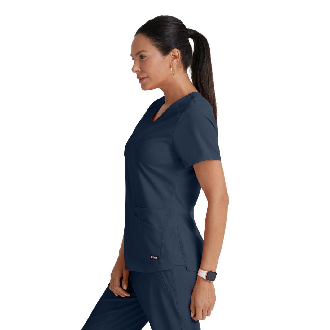 Women's Emma 4-Pocket V-Neck Top (GRST011)
