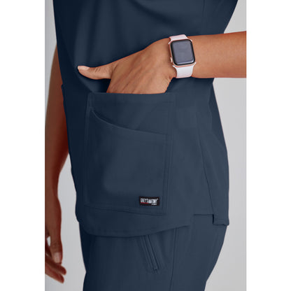 Women's Emma 4-Pocket V-Neck Top (GRST011)