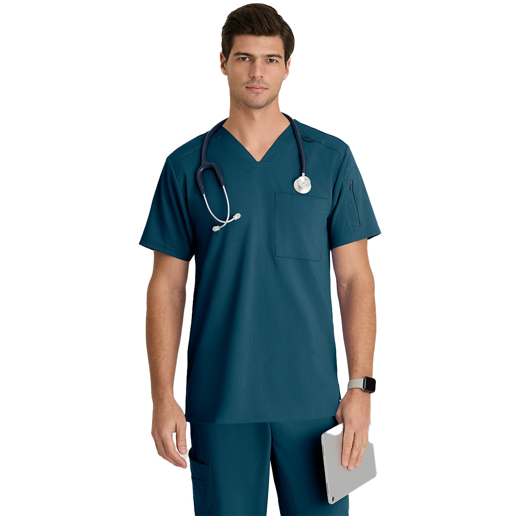 Men's Murphy 2-Pocket V-Neck Top (GRST079)