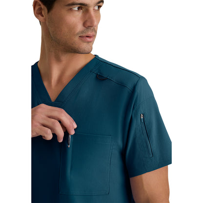 Men's Murphy 2-Pocket V-Neck Top (GRST079)