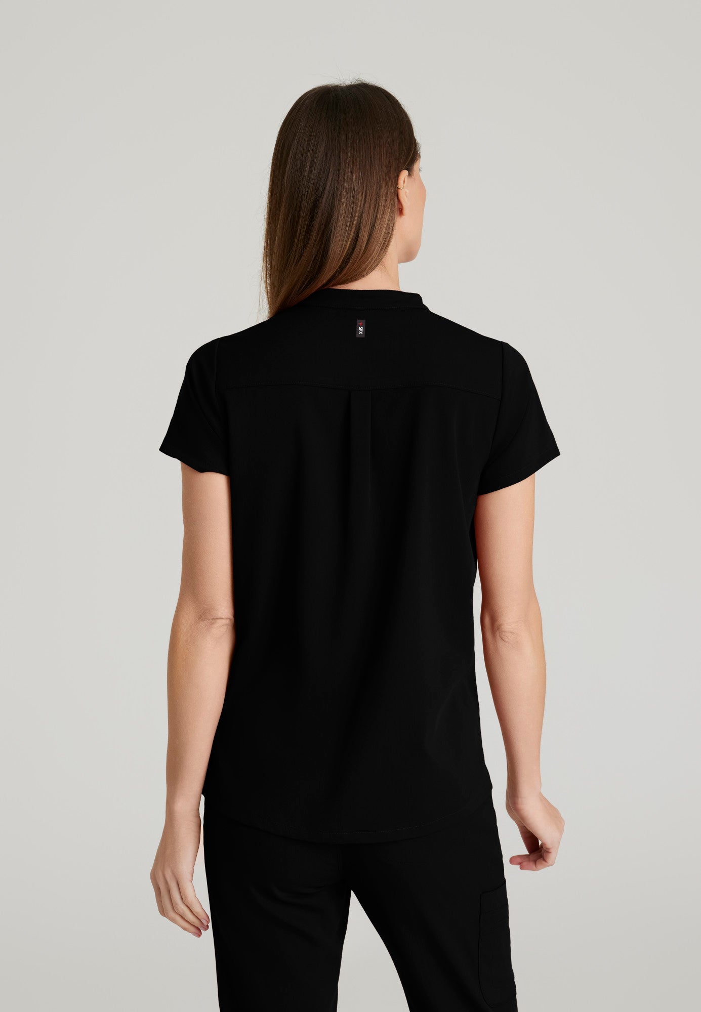 Women's 2 Pocket Banded Collar Top (GRST230)