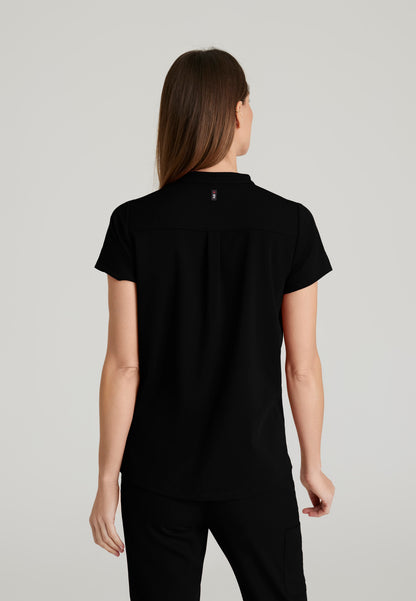 Women's 2 Pocket Banded Collar Top (GRST230)