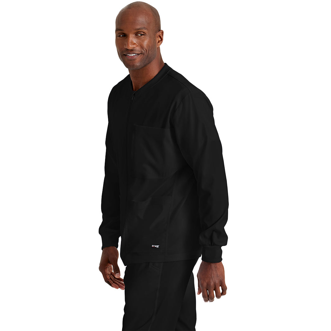 Men's React 5-Pocket Crewneck Warmup Scrub Jacket (GRSW871)