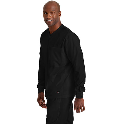 Men's React 5-Pocket Crewneck Warmup Scrub Jacket (GRSW871)