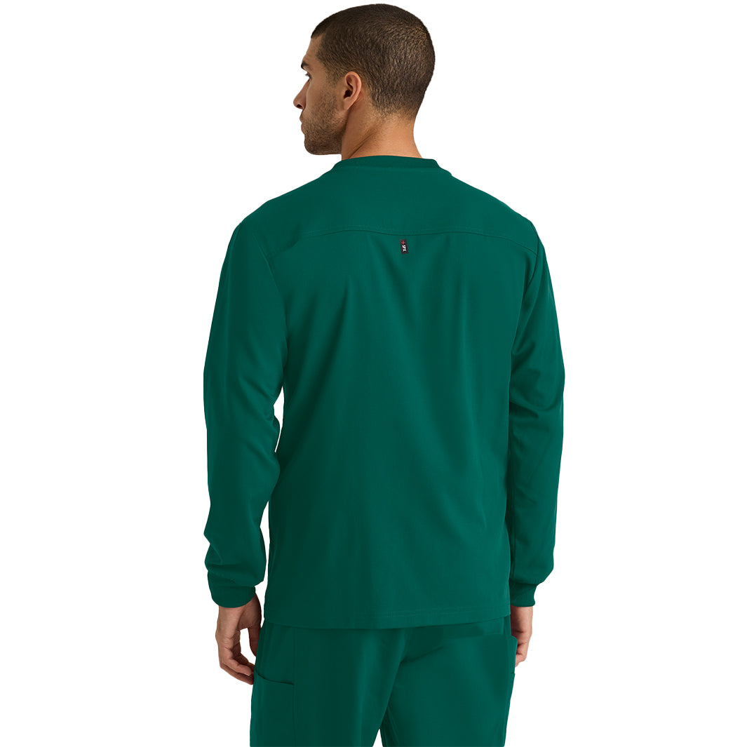 Men's React 5-Pocket Crewneck Warmup Scrub Jacket (GRSW871)