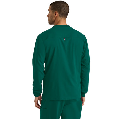 Men's React 5-Pocket Crewneck Warmup Scrub Jacket (GRSW871)
