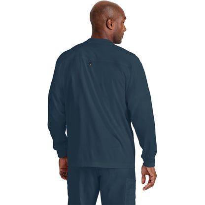 Men's React 5-Pocket Crewneck Warmup Scrub Jacket (GRSW871)