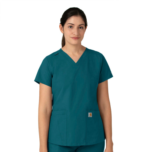 Women's Force Essentials V-Neck Scrub Top C12113