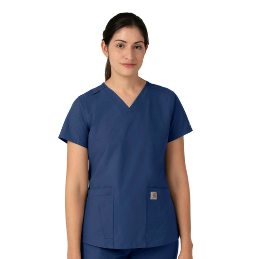 Women's Force Essentials V-Neck Scrub Top C12113