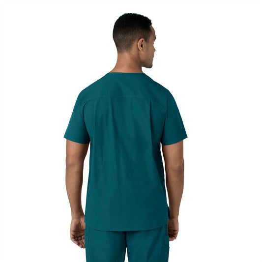 Men's V-Neck Shirttail Top C16113
