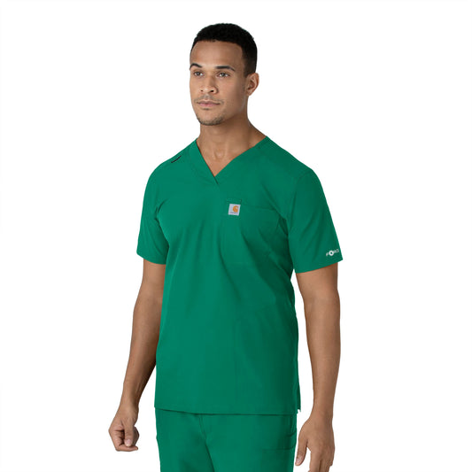 Men's V-Neck Shirttail Top C16113