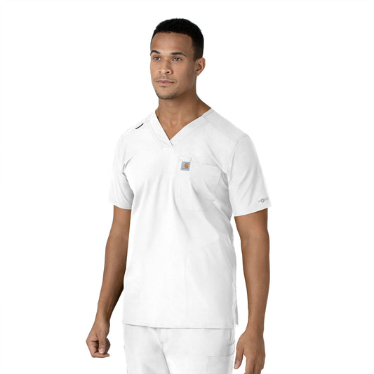 Men's V-Neck Shirttail Top C16113