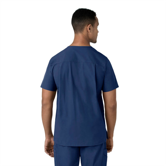 Men's V-Neck Shirttail Top C16113