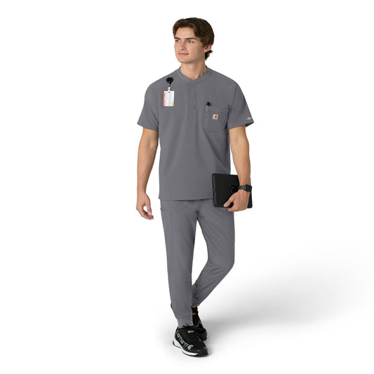 Carhartt Force Cross-Flex Men's Henley Scrub Top C16310
