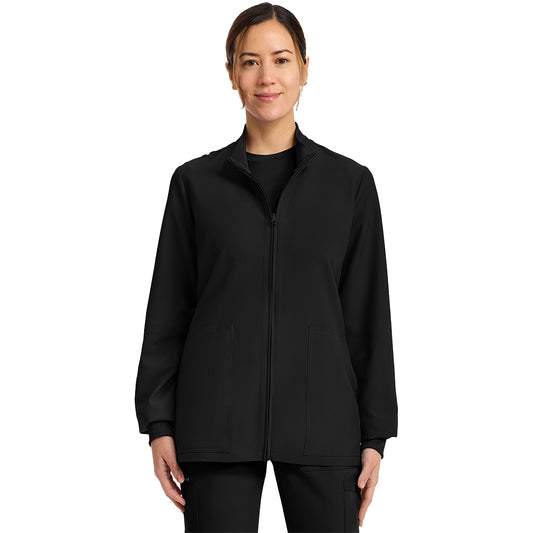 Women's Zip Up Scrub Jacket