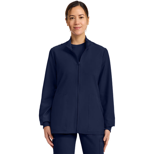 Women's Zip Up Scrub Jacket