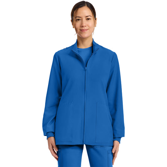 Women's Zip Up Scrub Jacket