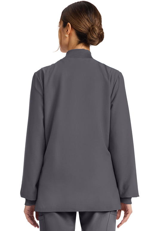 Women's Zip Up Scrub Jacket CK00013A