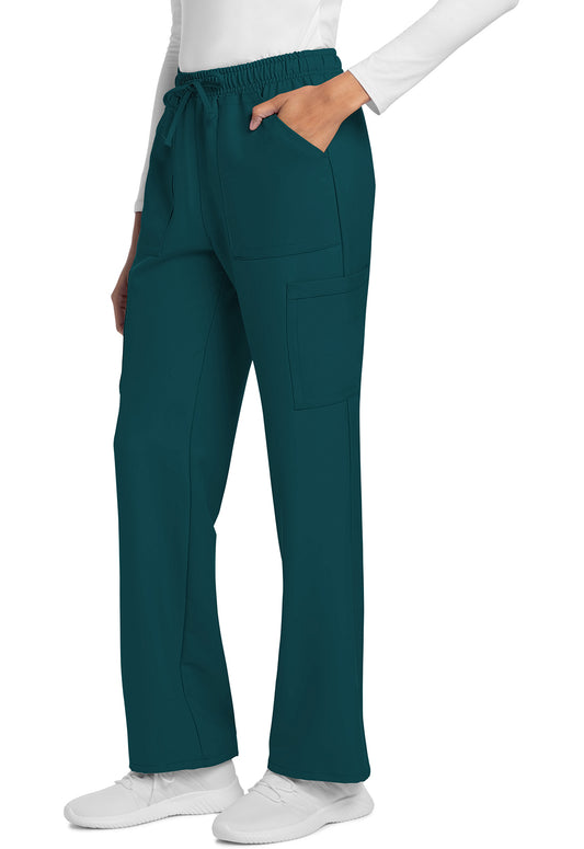 Women's Mid Rise Drawstring Trouser Cargo Pant CK272A