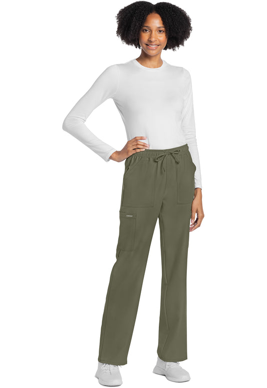 Women's Mid Rise Drawstring Trouser Cargo Pant CK272A