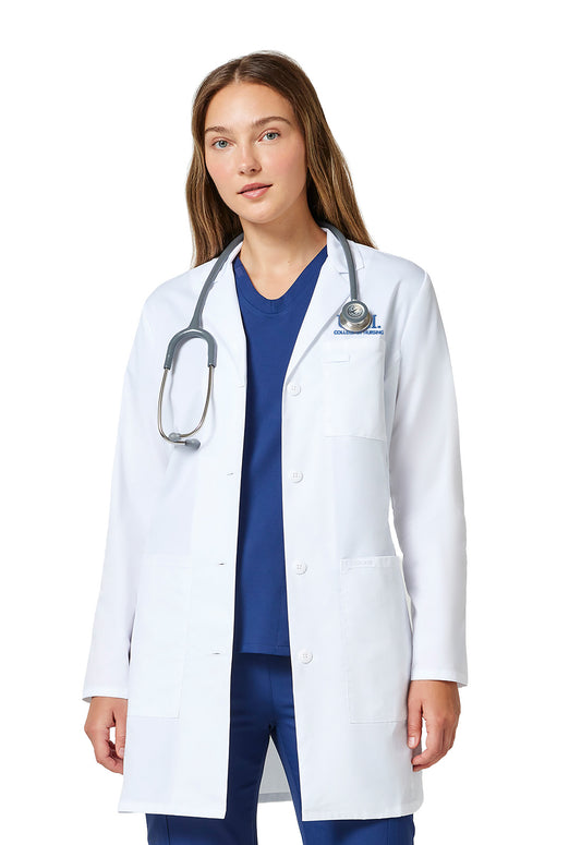 Women's Lab Coat in White CK452