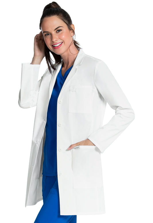 Women's Lab Coat in White CK452