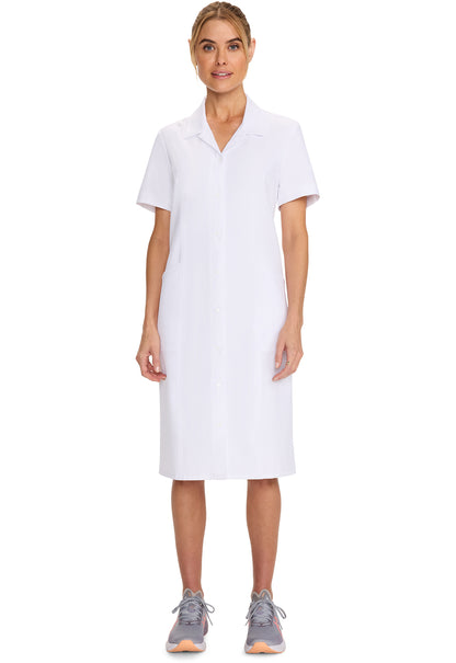 Women's White Button Front Dress