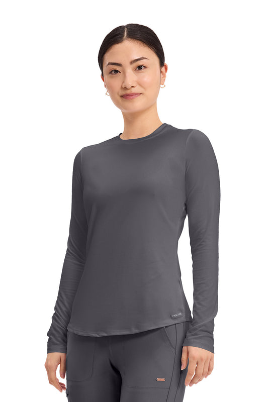 Cherokee Basics Women's Long Sleeve Underscrub Knit Tee (CK773)