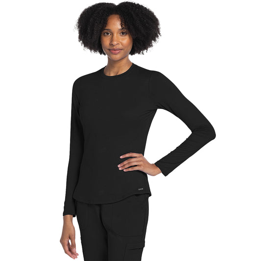 Women's Long Sleeve Underscrub Knit Tee (CK773)
