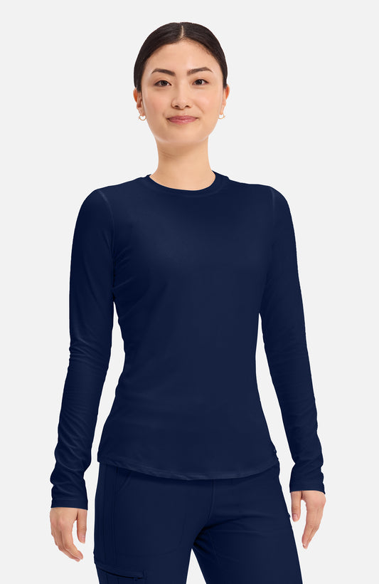 Women's Long Sleeve Underscrub Knit Tee (CK773)